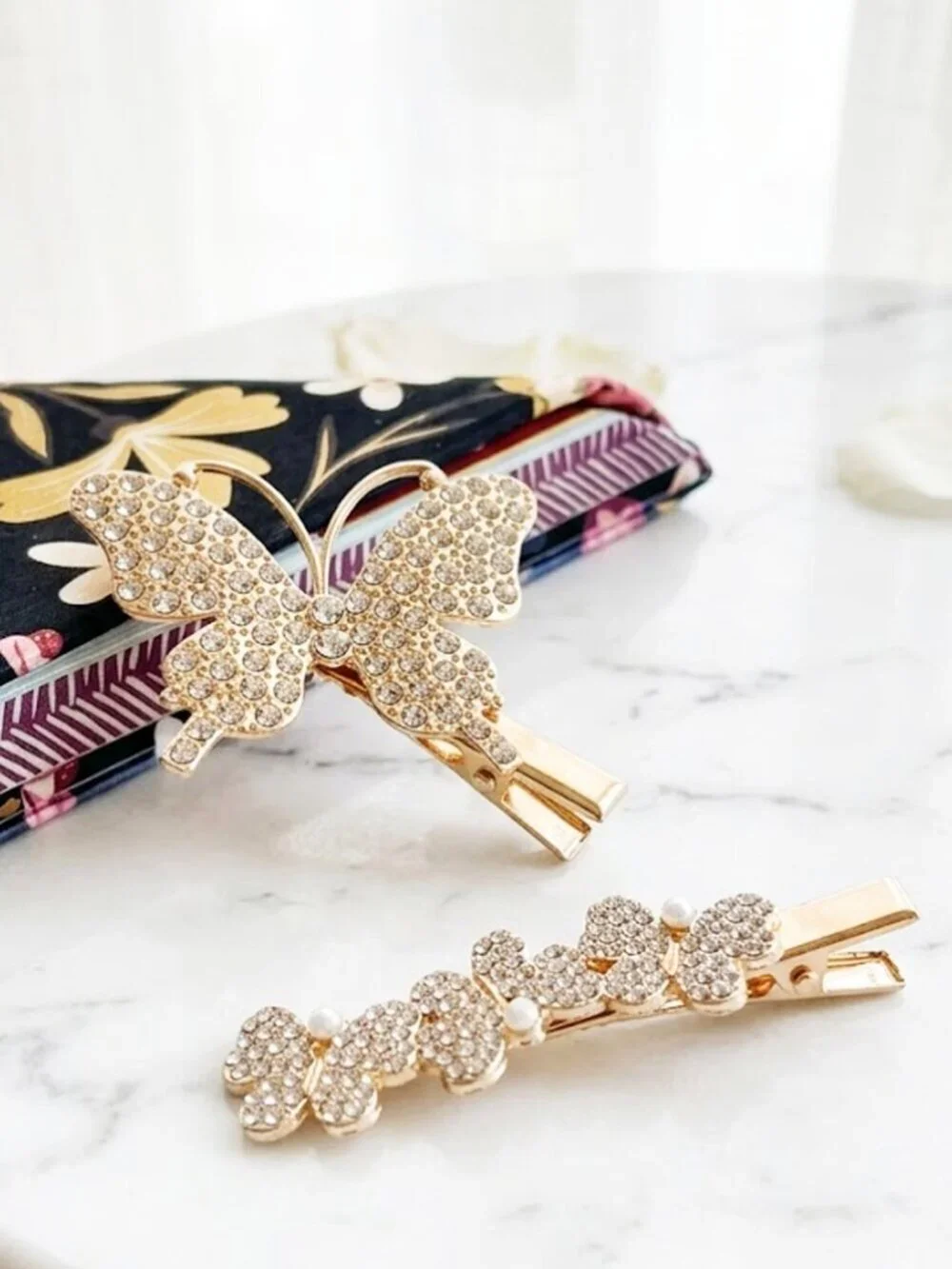 2 Piece Butterfly Hair Accessory Set